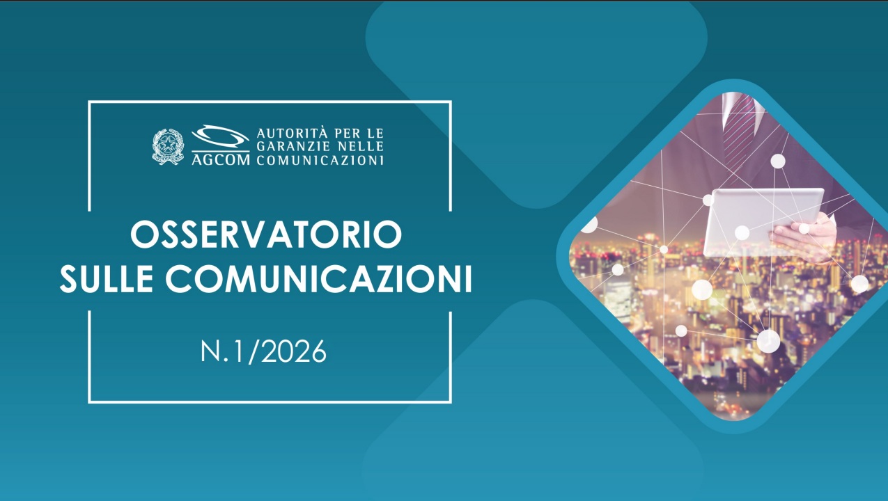 immagine di copertina dell'Osservatorio sulle comunicazioni