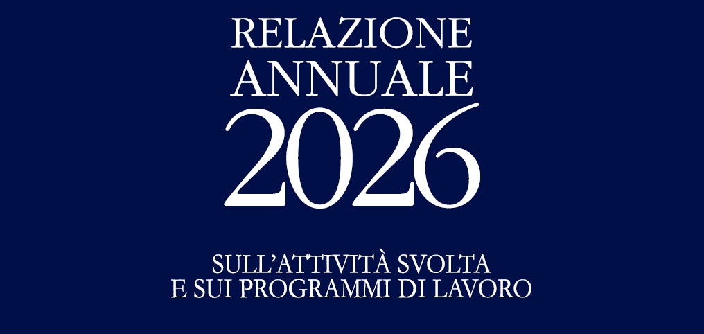Cover Relazione annuale 2026 Cover Relazione annuale 2026